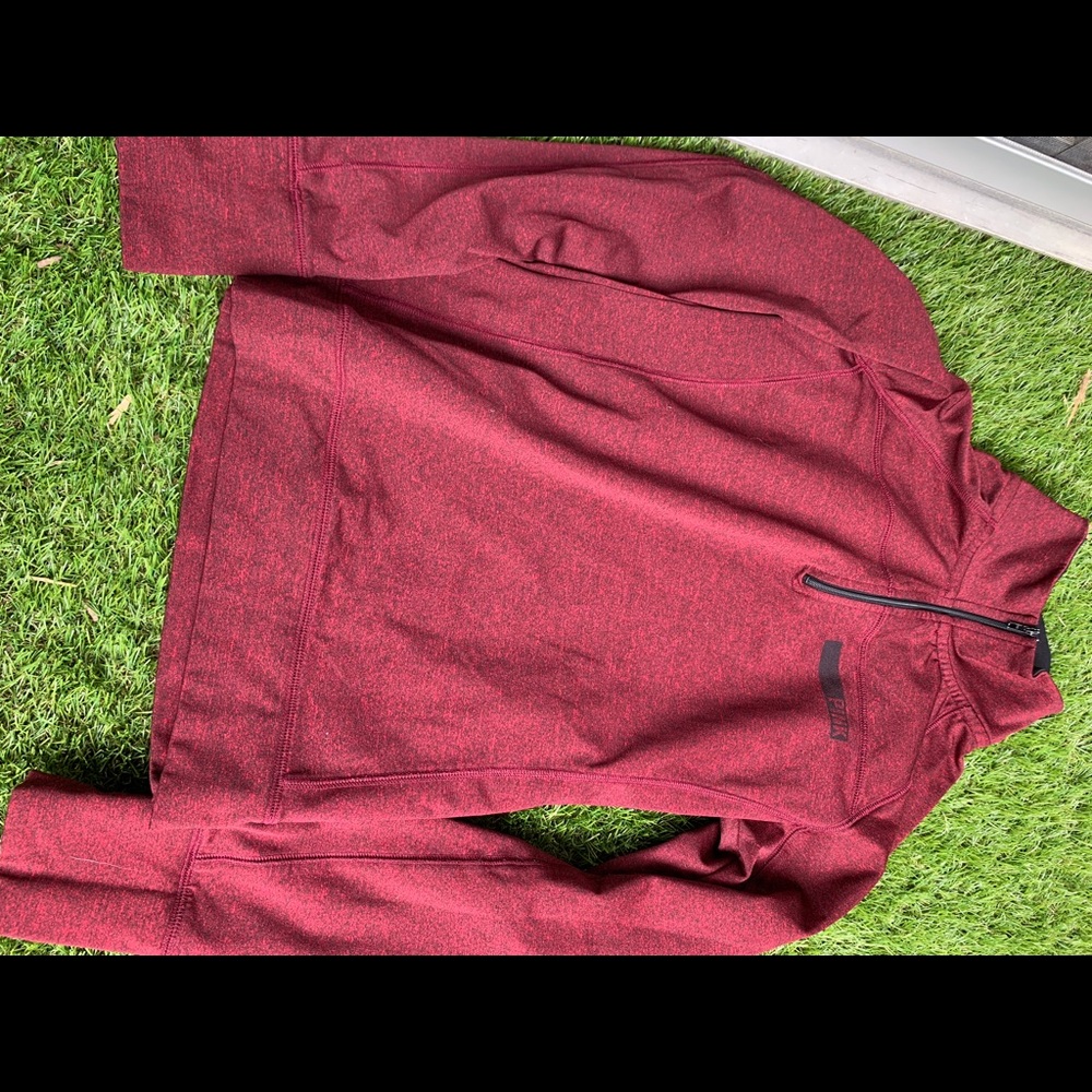 Price Drop !! VS PINK Burgandy Dri-fit Pull Over